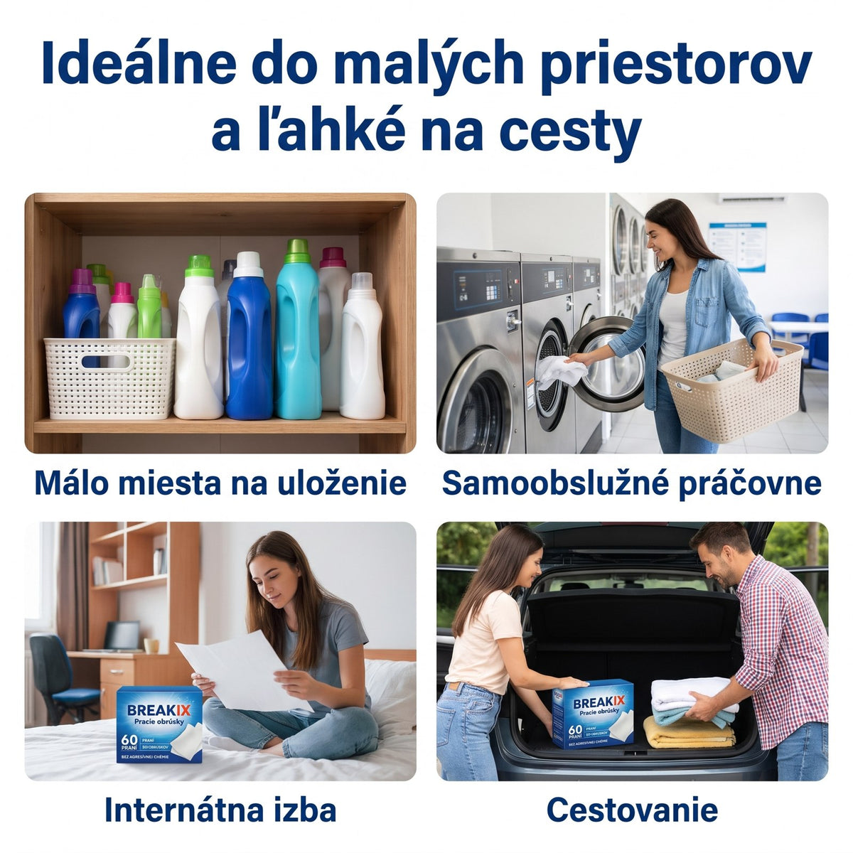 Pracie obrúsky – bez agresívnych chemikálií