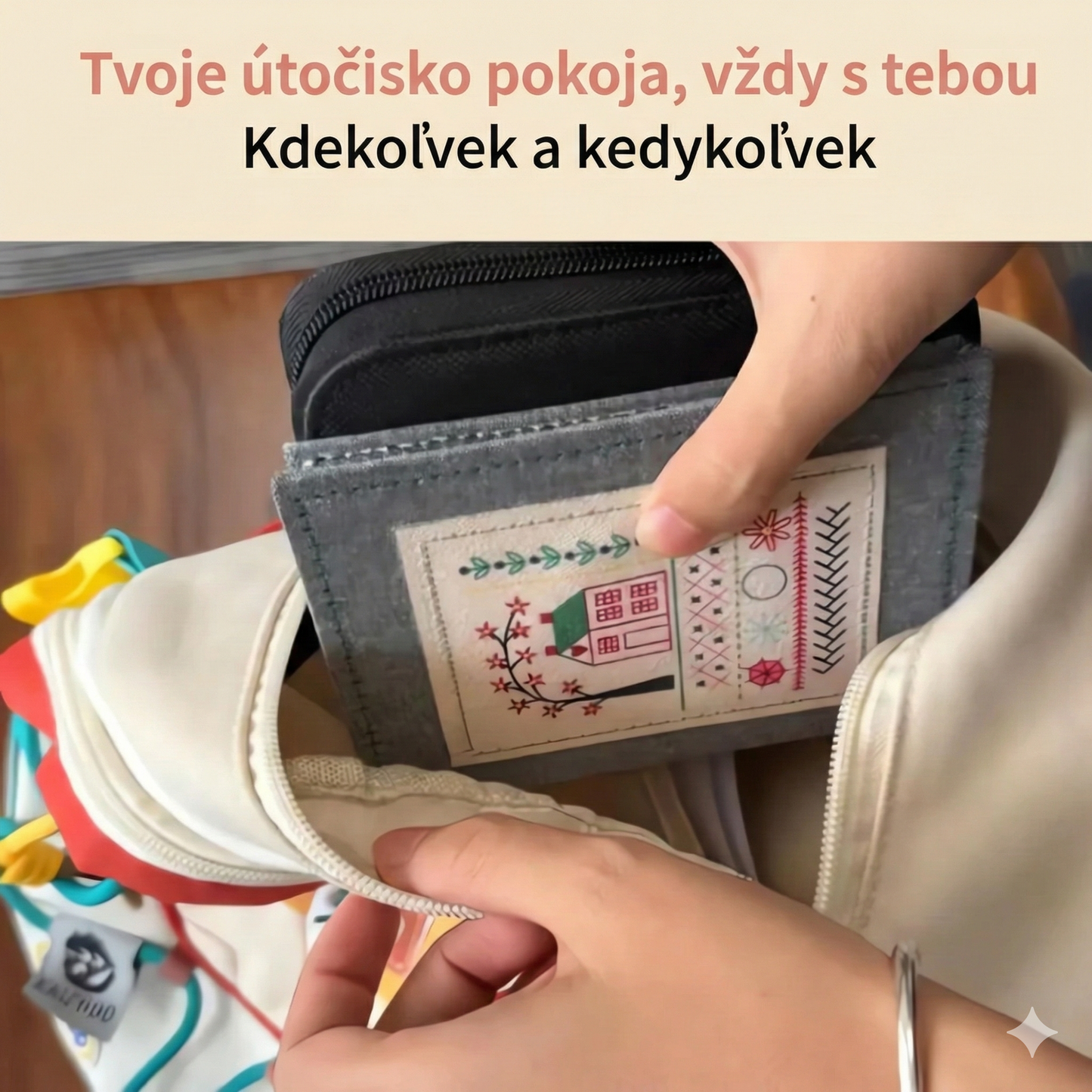 Antistresová kniha vyšívania: Kompletná sada so 60+ vzormi