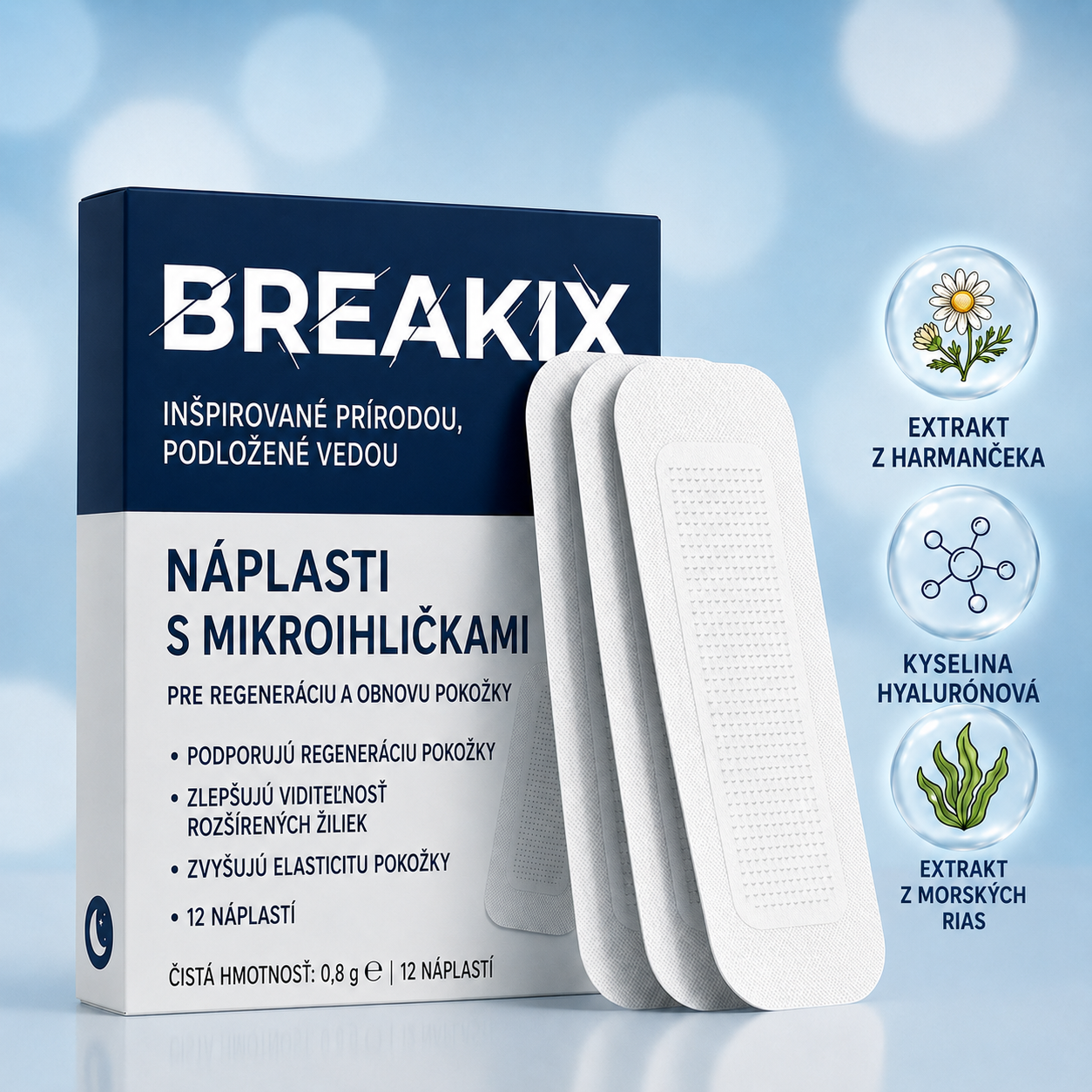 Breakix® VeinTarget náplasti s mikroihličkami