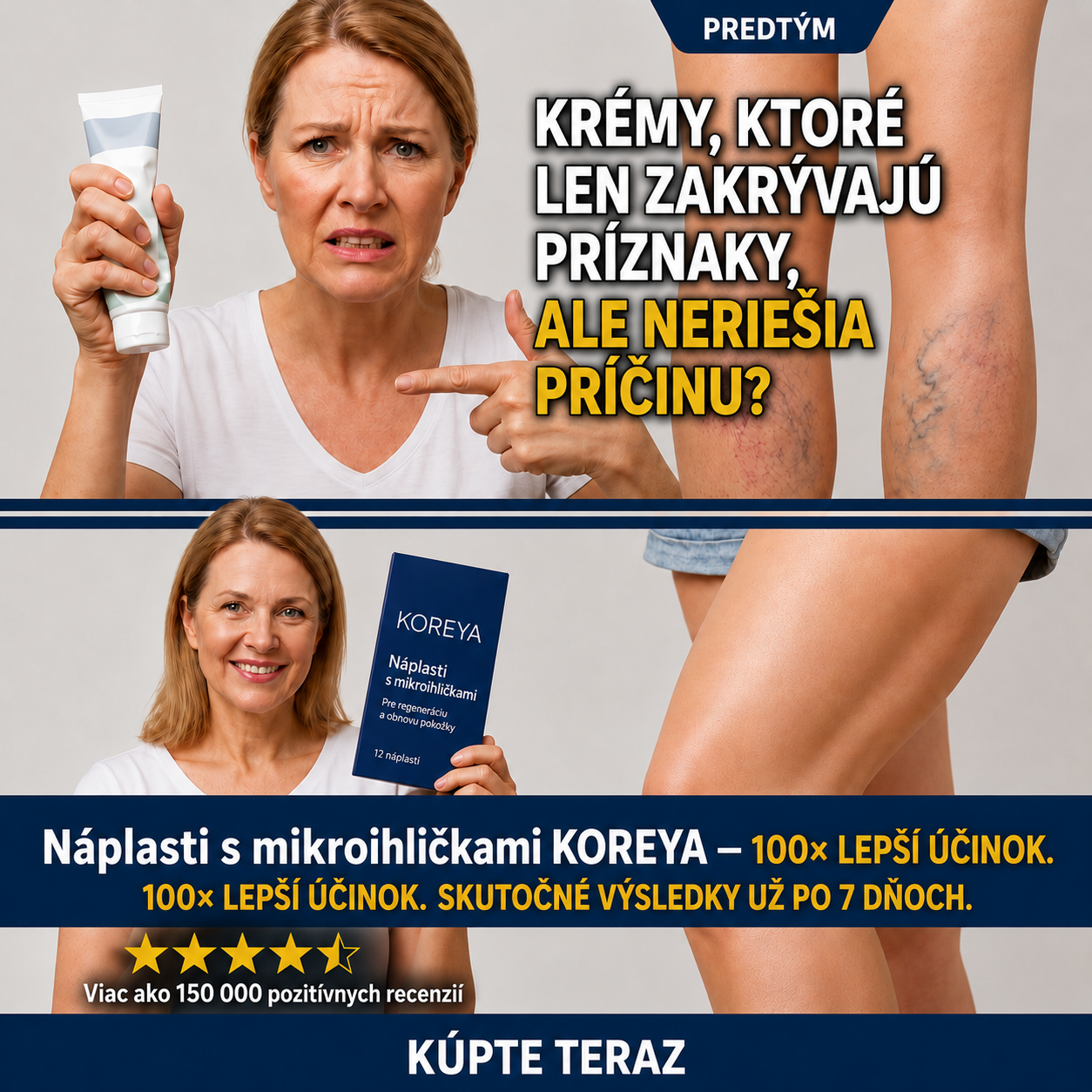 Breakix® VeinTarget náplasti s mikroihličkami